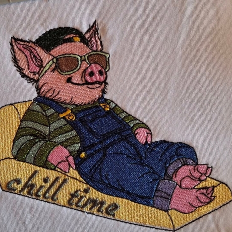 Herr Chill - nur keine Hektik | 13.10 x 12.77 cm | VS