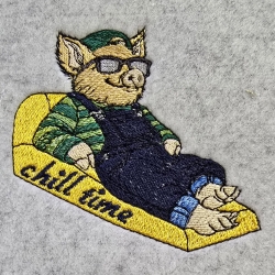 Herr Chill - nur keine Hektik | 9.47 x 9.23 cm | VS