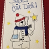 Stickdatei Weihnachten Schokohüllen SET Figuren