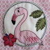 Stickdatei Flamingo doodle verschiedene Größen