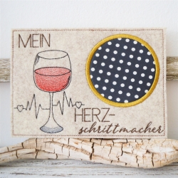 Stickdatei Wein Mugrug ITH Stickdatei Wein Mugrug ITH
