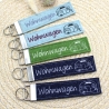 Stickdatei ITH Schlüsselanhänger Camping Wohnwagen Wohnmobil