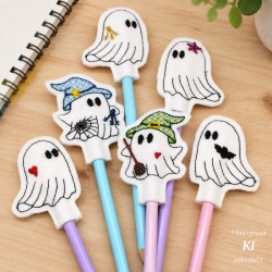 ITH LED Stickdatei Stiftetopper Gespenster Halloween Geist