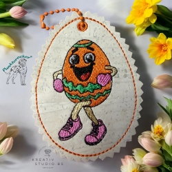 tanzendes Ei - 02 | Anhänger | 6.25 x 8.47 cm | VS | ITH