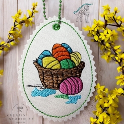 Eierkorb | Anhänger | 6.25 x 8.47 cm | VS | ITH