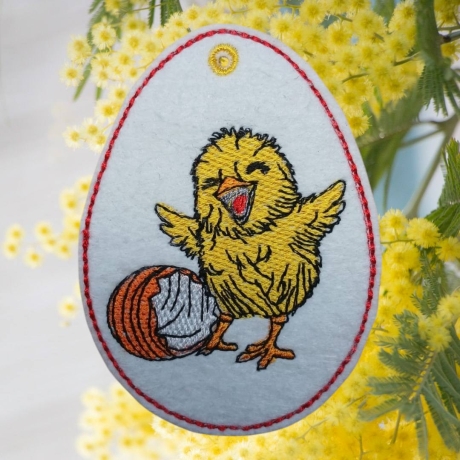 Küken | Anhänger | 6.25 x 8.47 cm | VS | ITH