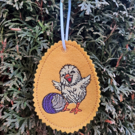 Küken | Anhänger | 6.25 x 8.47 cm | VS | ITH