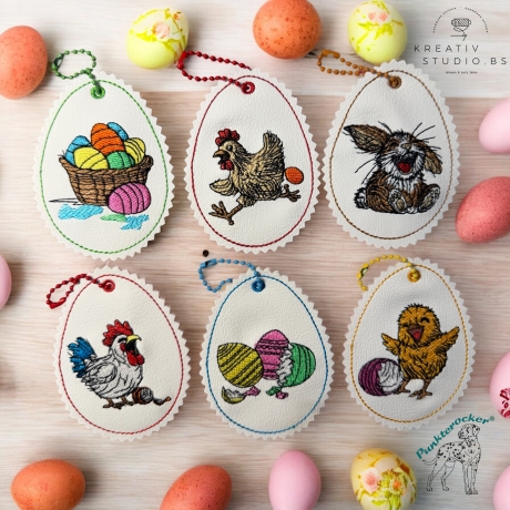 Huhn 01 | Anhänger | 6.25 x 8.47 cm | VS | ITH