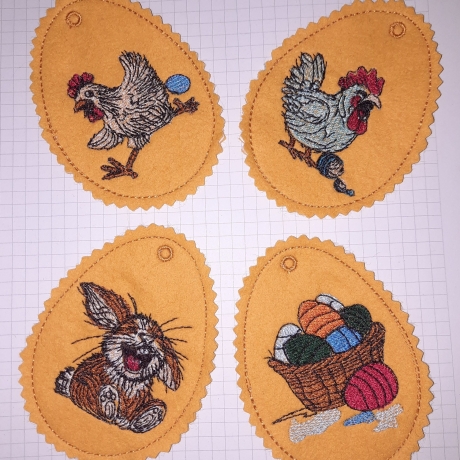 Huhn 01 | Anhänger | 6.25 x 8.47 cm | VS | ITH