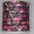 20cm Stoffband rund Ø6x4mm Rosen vintage dunkelrosa anthrazit