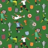 50cm Dekostoff 100% Baumwolle Fussball Fussballer Soccer Pokal