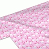 50cm Dekostoff 100% Baumwolle Einhörner Pink Rosa Pferd Märchen