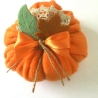 Kürbis Stoffkürbis herbstlich orange genäht von Hobbyhaus
