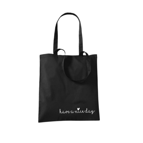 Stofftasche aus Baumwolle HAVE A NICE DAY