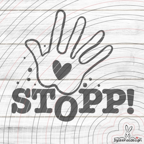 Stopp Plotterdatei SVG DXF