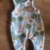 Babystrampler Safari, mint, handmade, Geschenk, Geburt, neu Gr.56