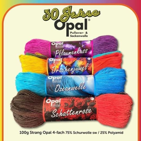 Opal Strangwolle, 30 Jahre Edition, Sockenwolle, Wolle, Opal