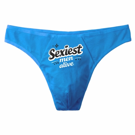 Herren String Tanga mit SEXIEST MEN ALIVE