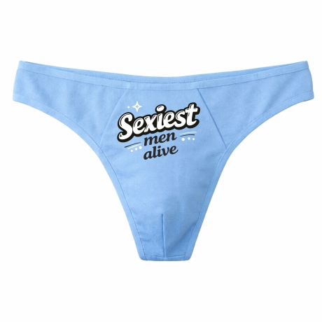 Herren String Tanga mit SEXIEST MEN ALIVE