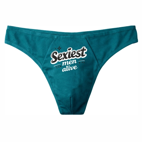 Herren String Tanga mit SEXIEST MEN ALIVE