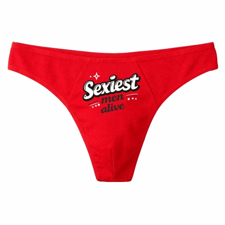 Herren String Tanga mit SEXIEST MEN ALIVE