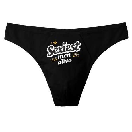 Herren String Tanga mit SEXIEST MEN ALIVE