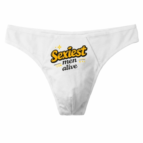 Herren String Tanga mit SEXIEST MEN ALIVE