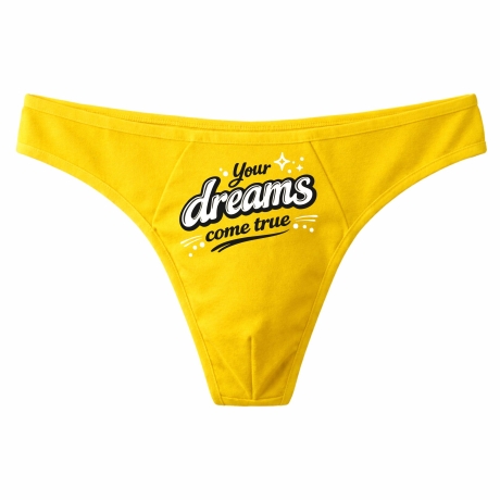 Herren String Tanga mit YOUR DREAMS COME TRUE
