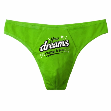 Herren String Tanga mit YOUR DREAMS COME TRUE