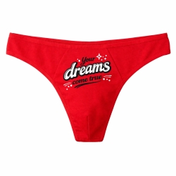 Herren String Tanga mit YOUR DREAMS COME TRUE