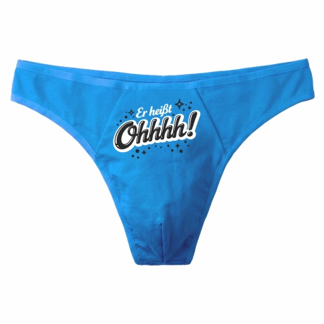 Herren String Tanga mit ER HEIßT OHHHH