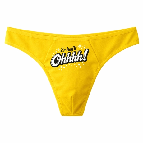 Herren String Tanga mit ER HEIßT OHHHH