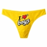 Herren String Tanga mit I LOVE BOYS