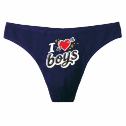 Herren String Tanga mit I LOVE BOYS