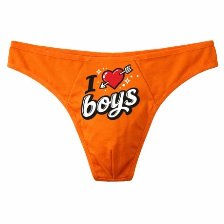 Herren String Tanga mit I LOVE BOYS