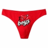 Herren String Tanga mit I LOVE BOYS