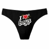 Herren String Tanga mit I LOVE BOYS