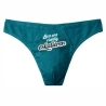 Herren String Tanga mit LASS UNS RICHTIG ESKALIEREN