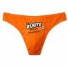 Herren String Tanga mit DIE ROUTE WIRD NEU BERECHNET