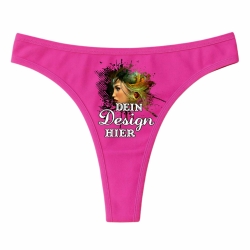 Damen String Tanga personalisiert mit deinem Wunschmotiv