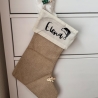 Personalisierter Nikolausstrumpf / Weihnachtsstrumpf mit Name 