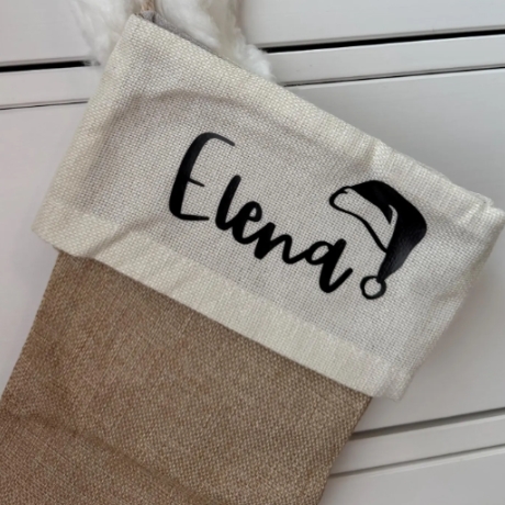 Personalisierter Nikolausstrumpf / Weihnachtsstrumpf mit Name 