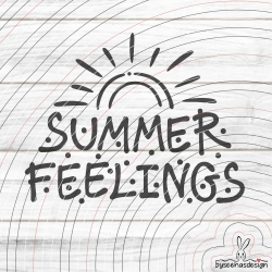 Summer Feelings Plotterdatei SVG DXF