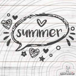 Summer Plotterdatei SVG DXF
