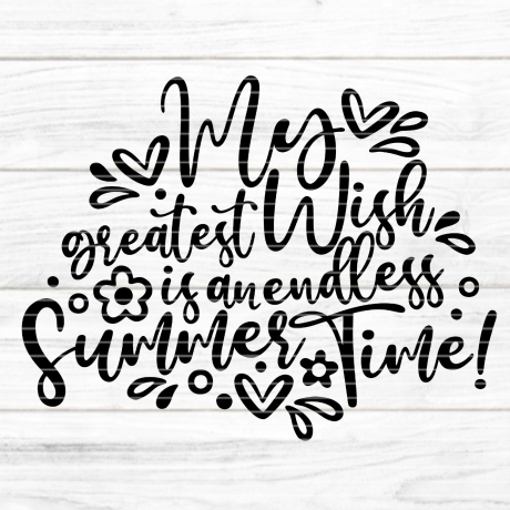 endless Summer Plotterdatei SVG DXF FCM