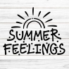 Summer Feelings Plotterdatei SVG DXF FCM