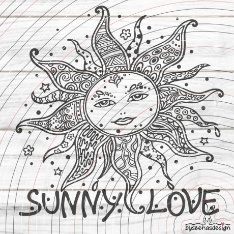 Sunny Love Plotterdatei SVG DXF 