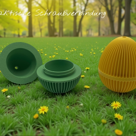 3D-Druck Ostereier-Set 3 Stück in hochwertiger Verpackung