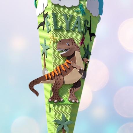 T-Rex Schultüte personalisiert 68cm oder 85cm