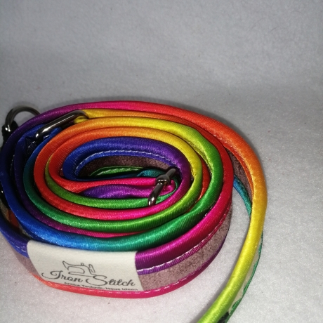 Taschen- Schultergurt bunt lila Unikat hochwertig 3cm verstellbar